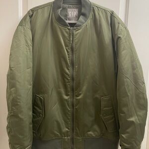 GAP Men's Green Bomber Jacket